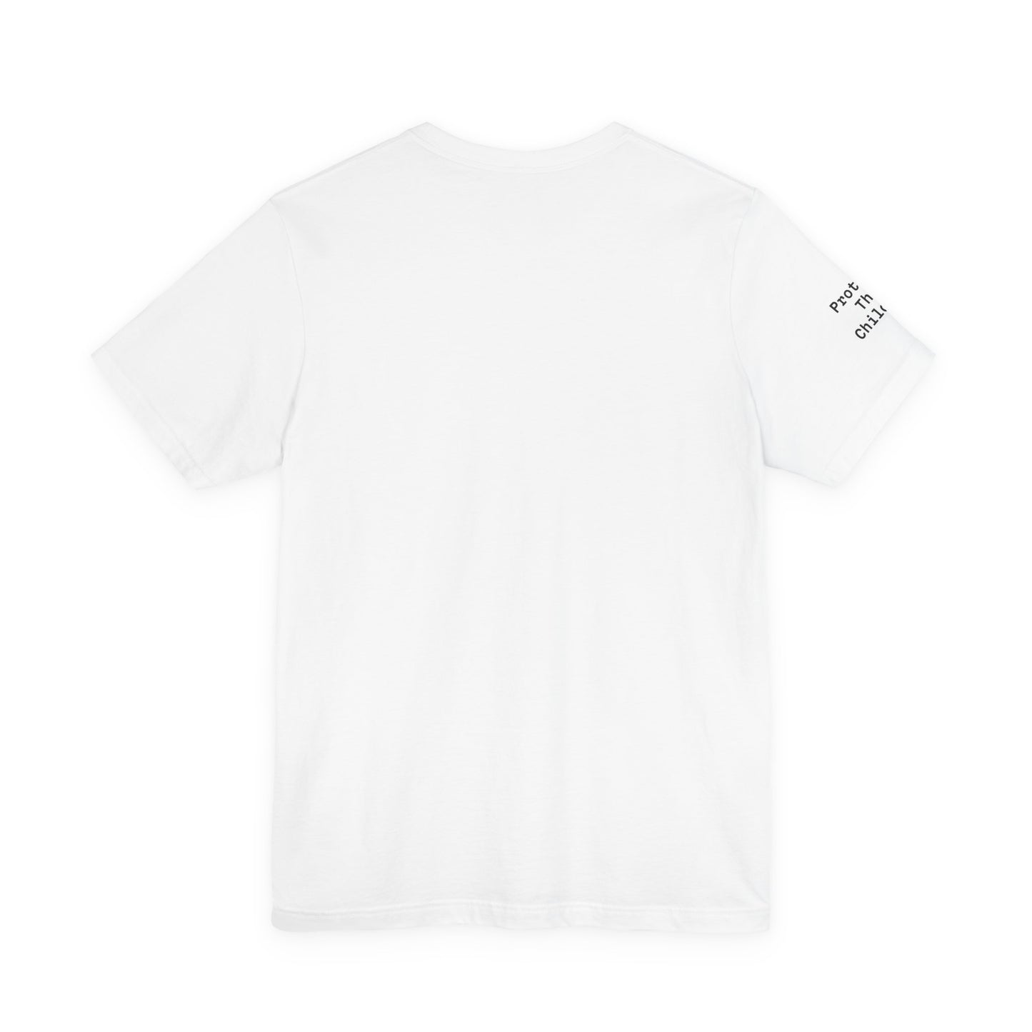 Protect The Children (Protect The Children Right Only Sleeve) Unisex Jersey Short Sleeve Tee