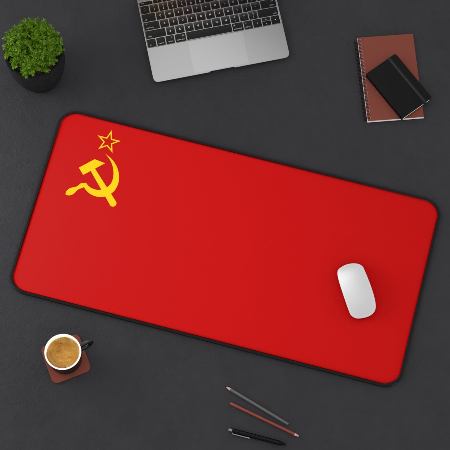 Red USSR Flag Mouse Pad