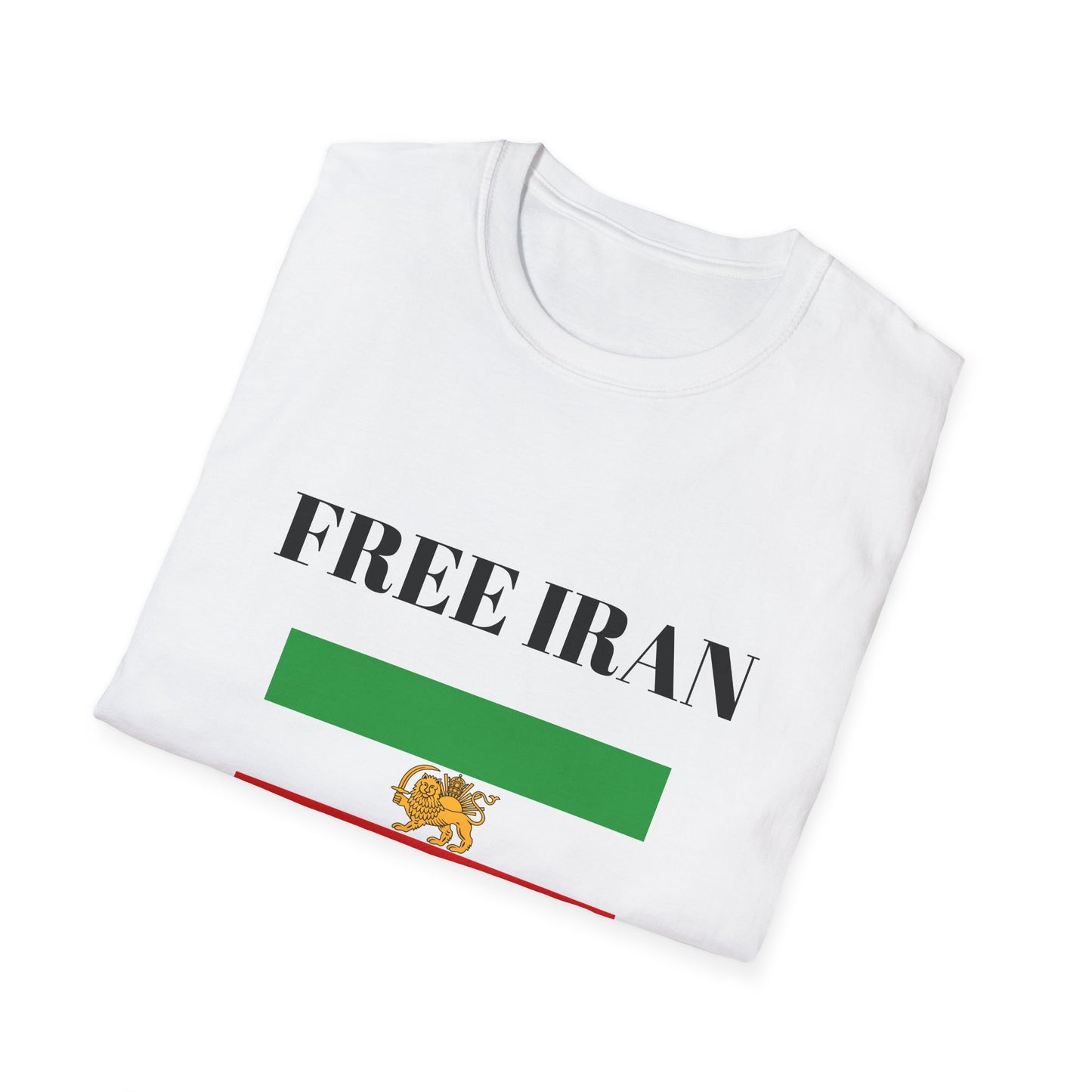 Copy of Free Iran flag T-Shirt | Lion and Sun emblem, Persian protest design