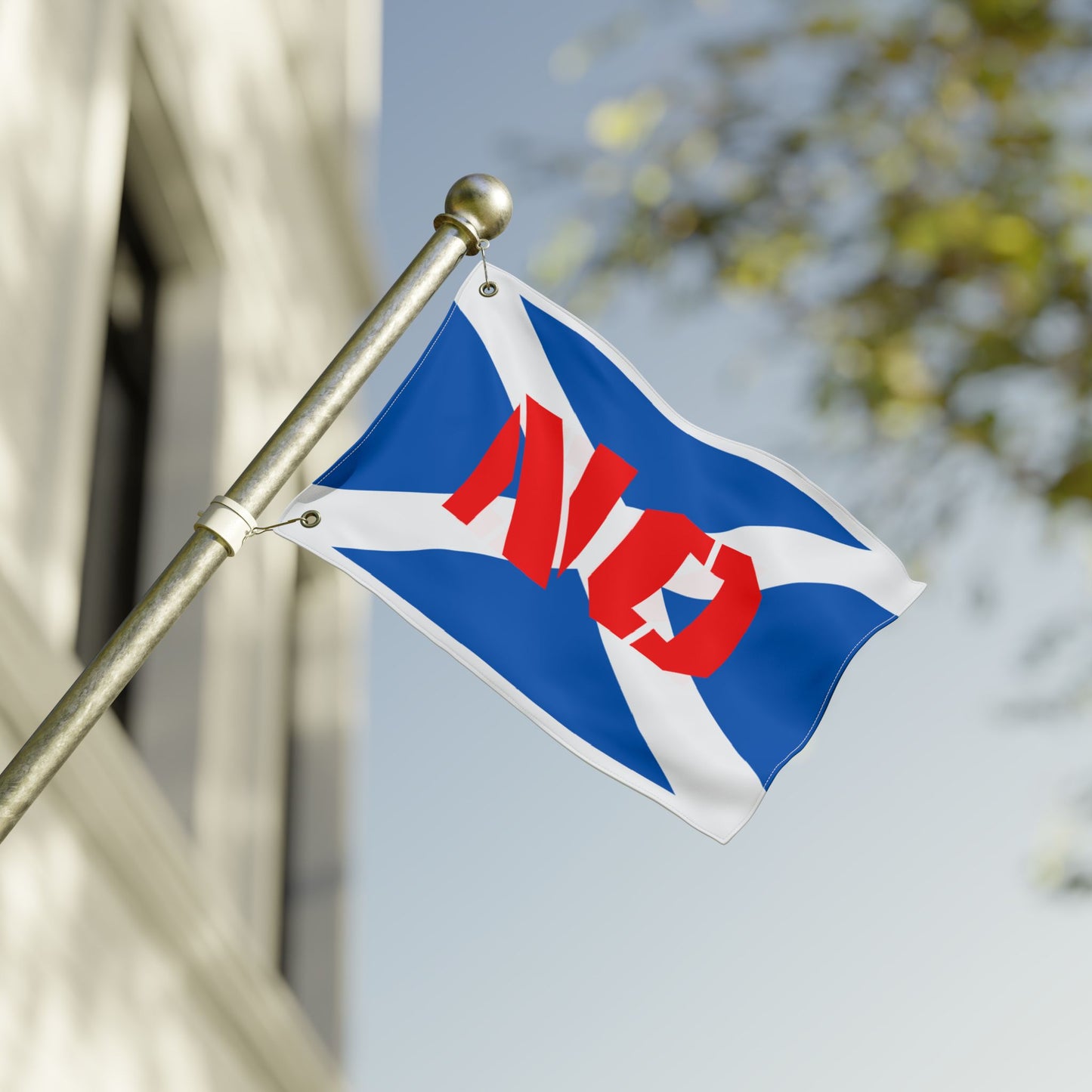 Double Sided Flag - Bold Scottish 'NO'