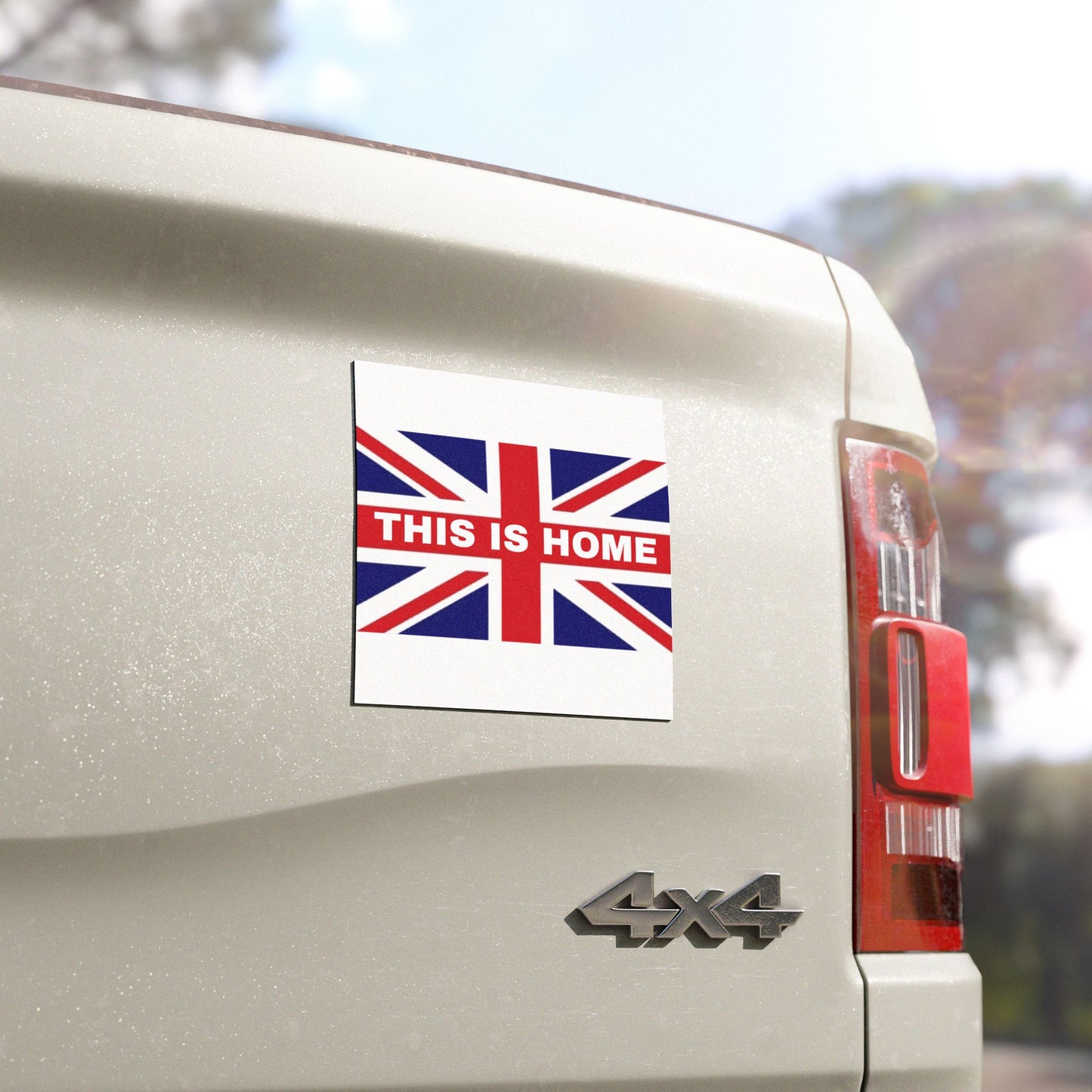 This Is Home (UK Flag) Car Magnet