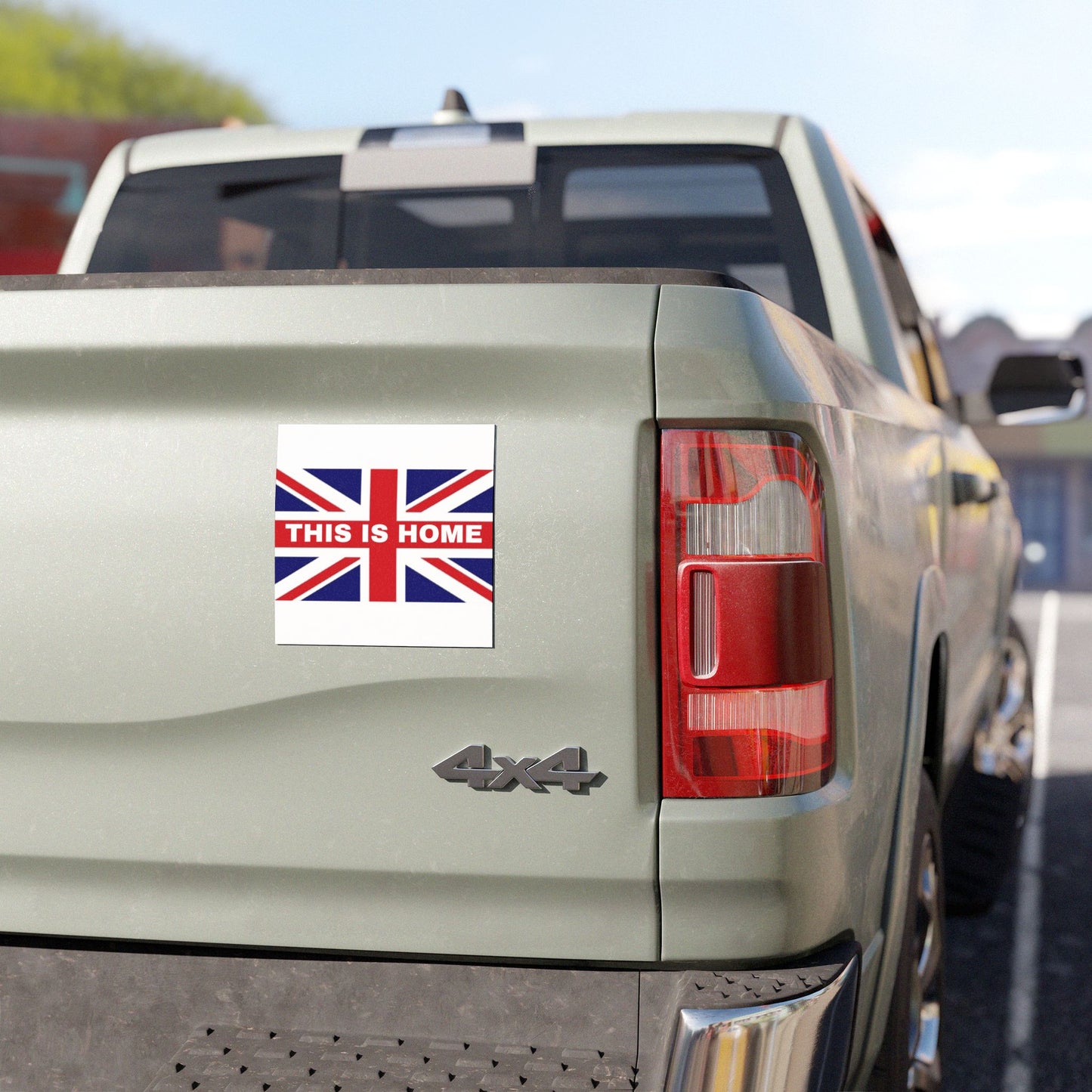 This Is Home (UK Flag) Car Magnet