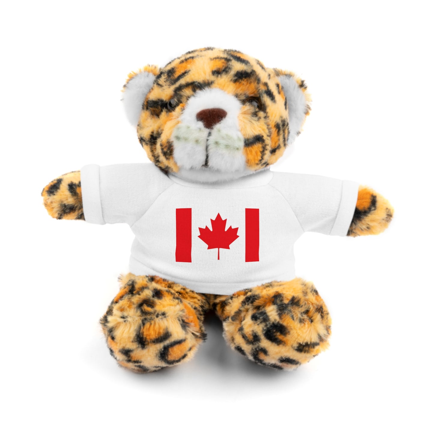 Canada Flag - Stuffed Animals with Tee