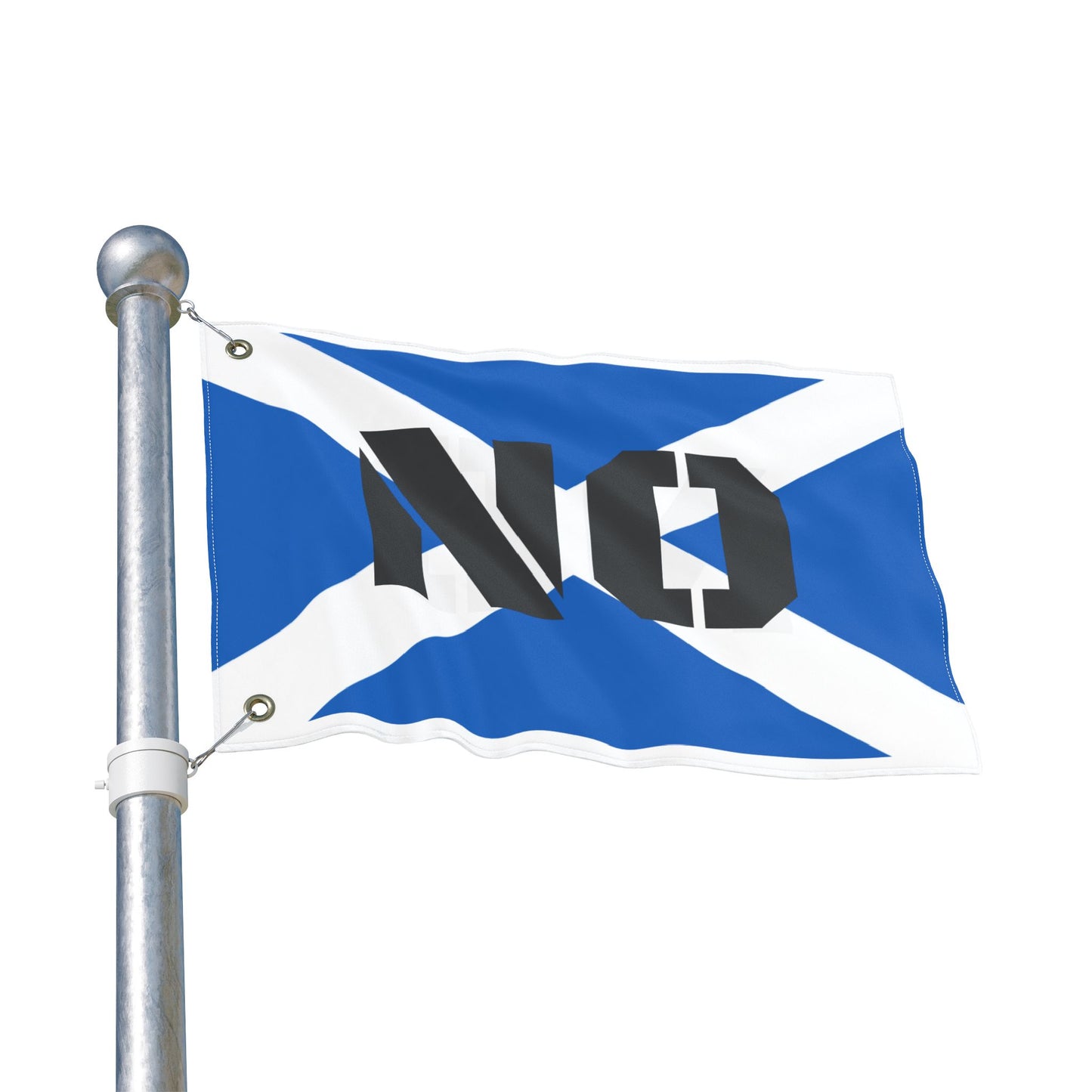 Double Sided Flag - Bold Scottish 'NO'