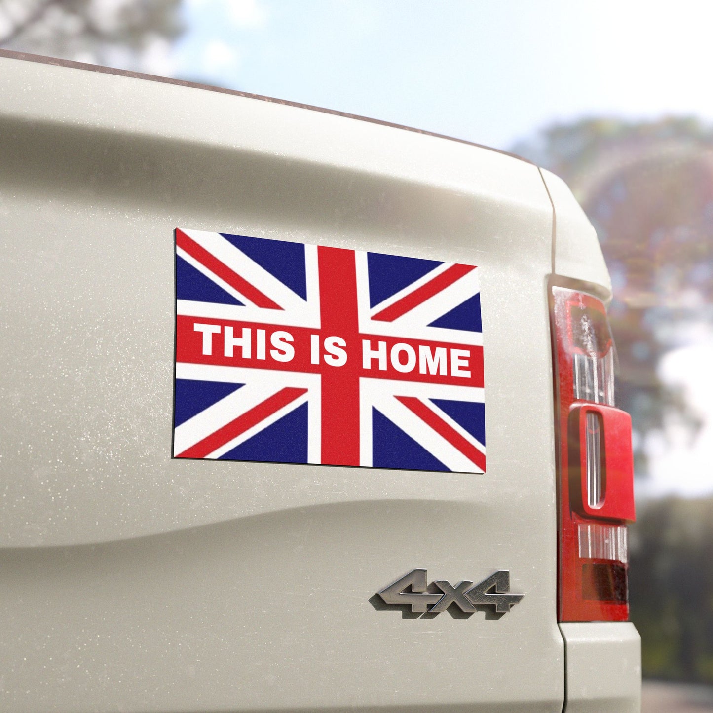 This Is Home (UK Flag) Car Magnet