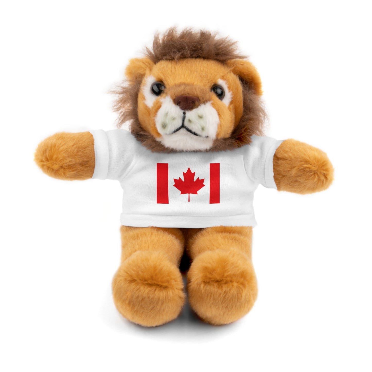 Canada Flag - Stuffed Animals with Tee