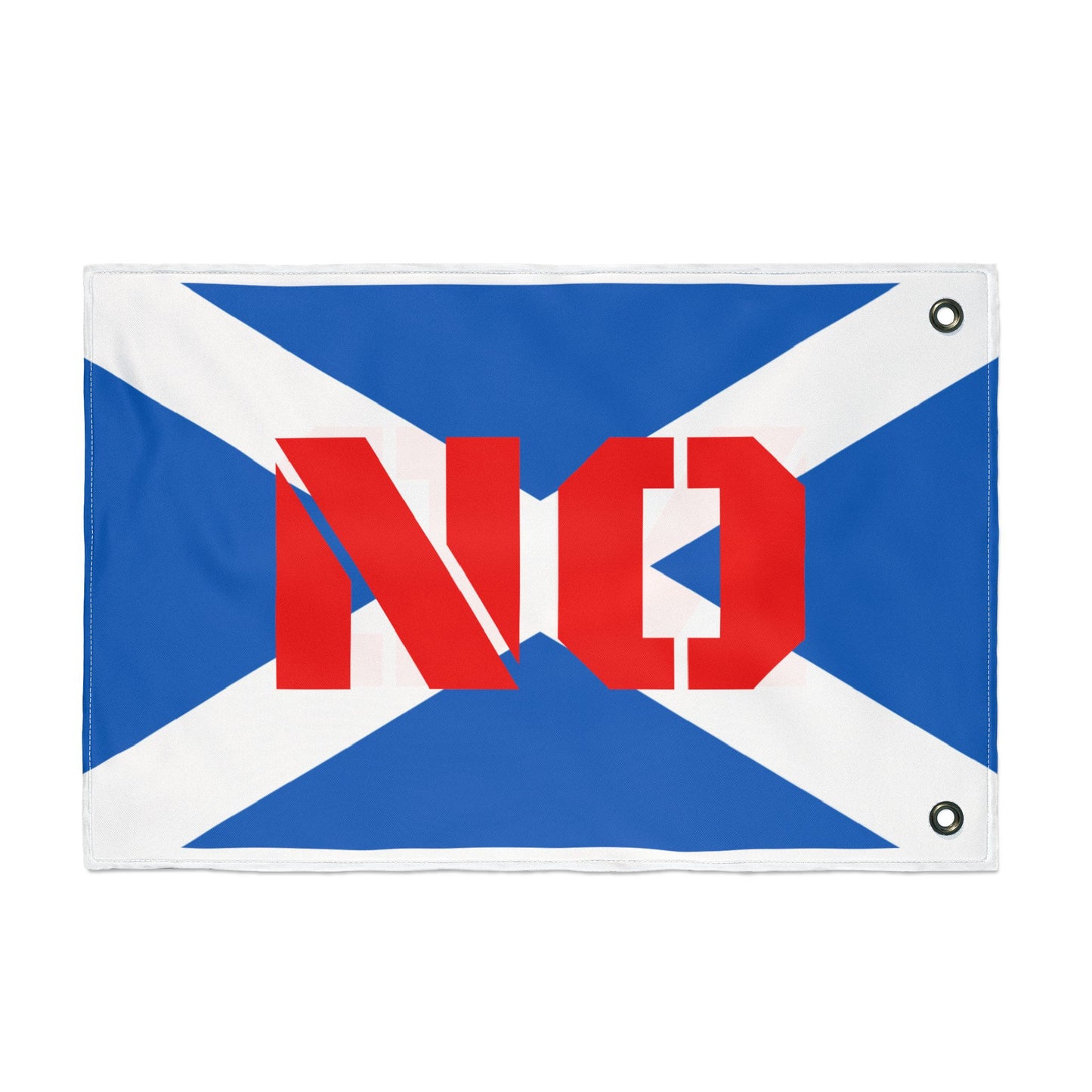 Double Sided Flag - Bold Scottish 'NO'