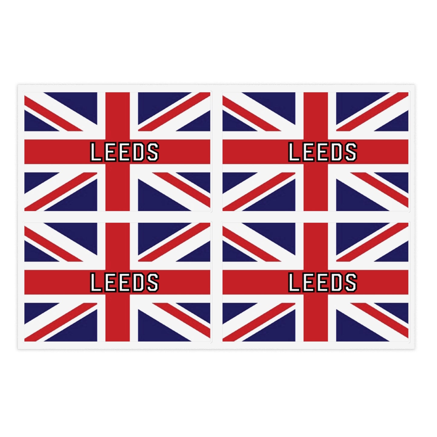 Sticker Sheets Leeds - (4 Pack)