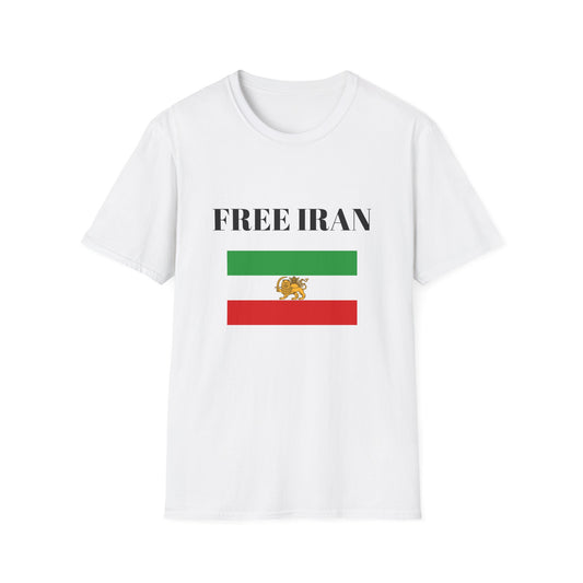 Copy of Free Iran flag T-Shirt | Lion and Sun emblem, Persian protest design