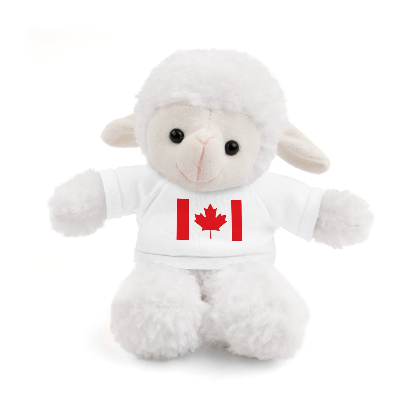 Canada Flag - Stuffed Animals with Tee