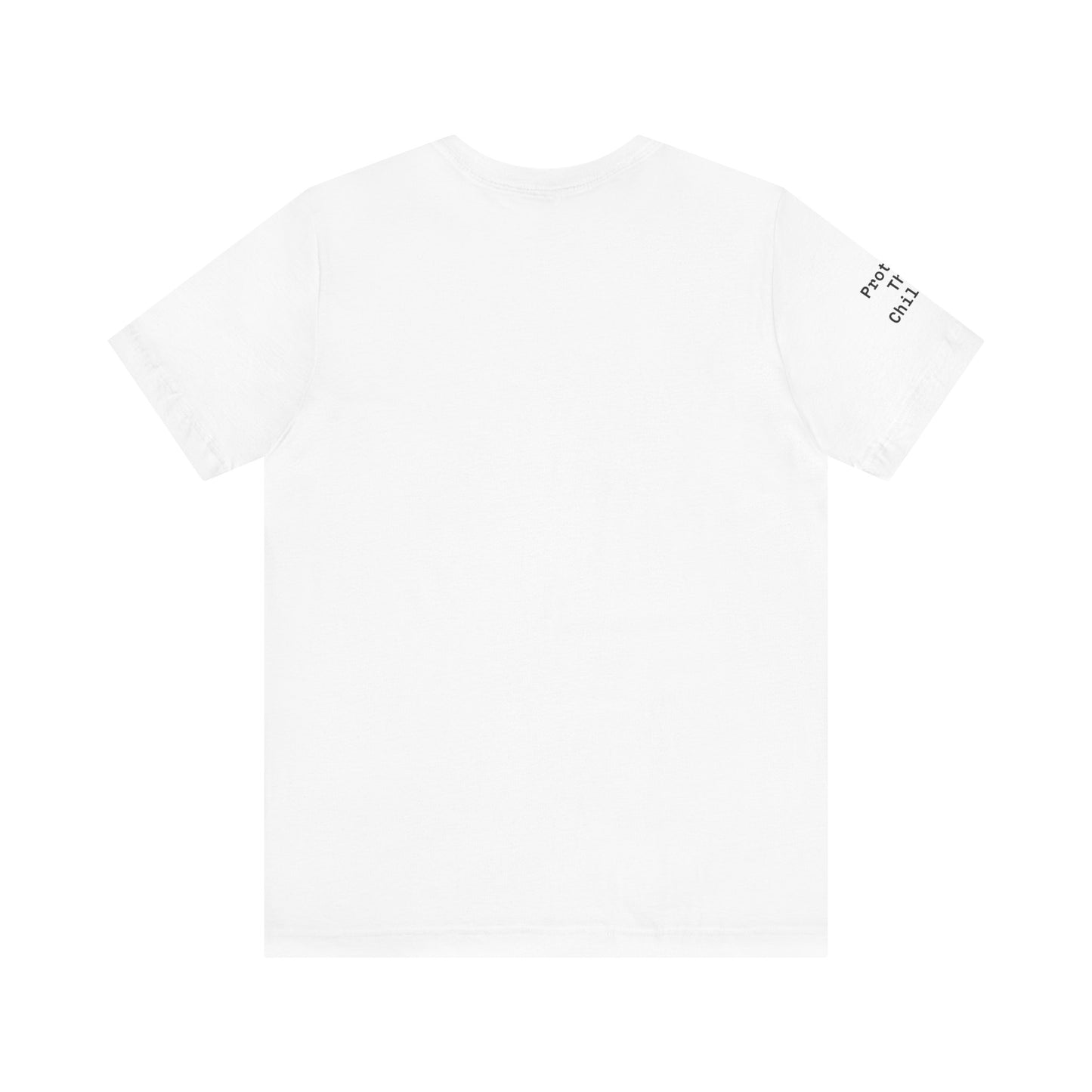 Protect The Children (Protect The Children Right Only Sleeve) Unisex Jersey Short Sleeve Tee