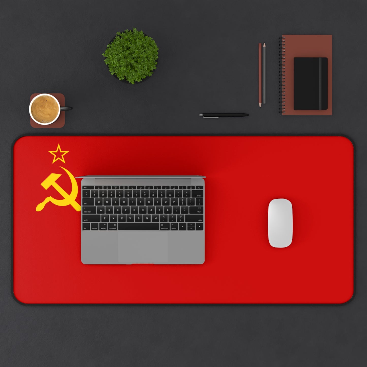 Red USSR Flag Mouse Pad