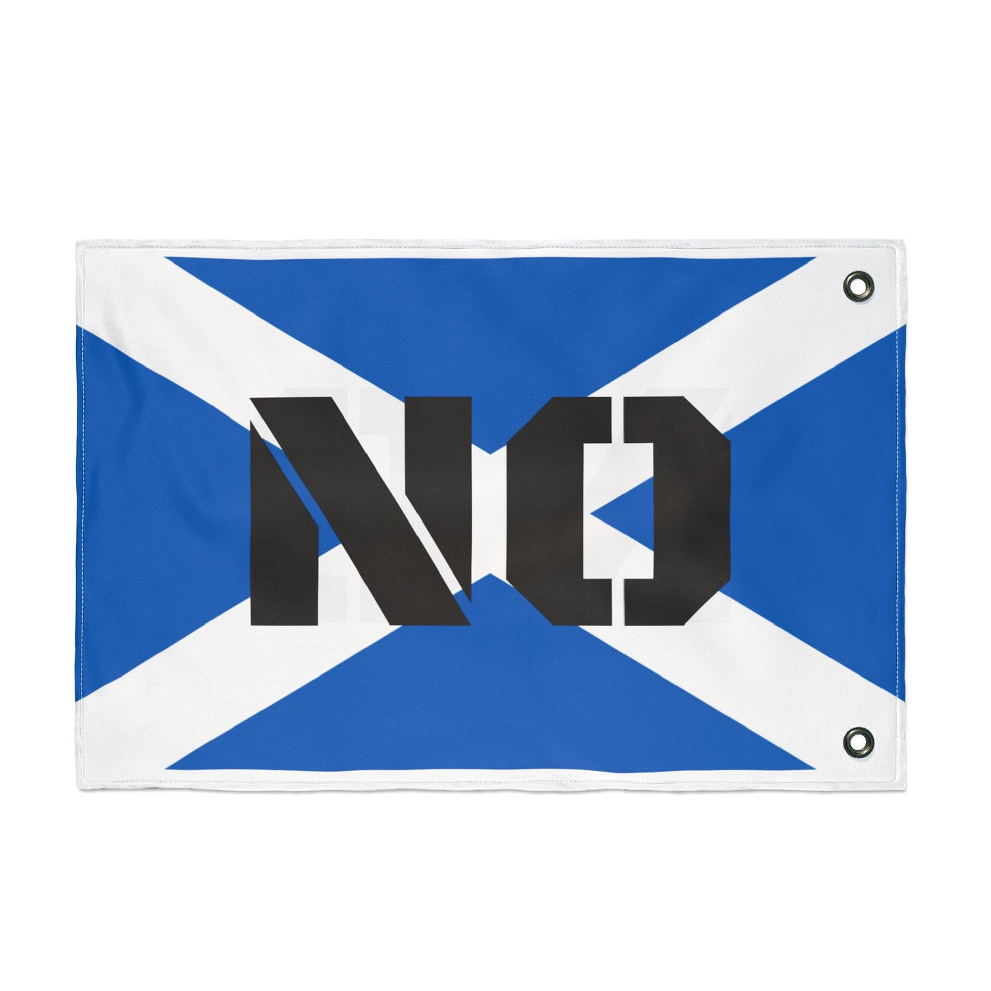 Double Sided Flag - Bold Scottish 'NO'