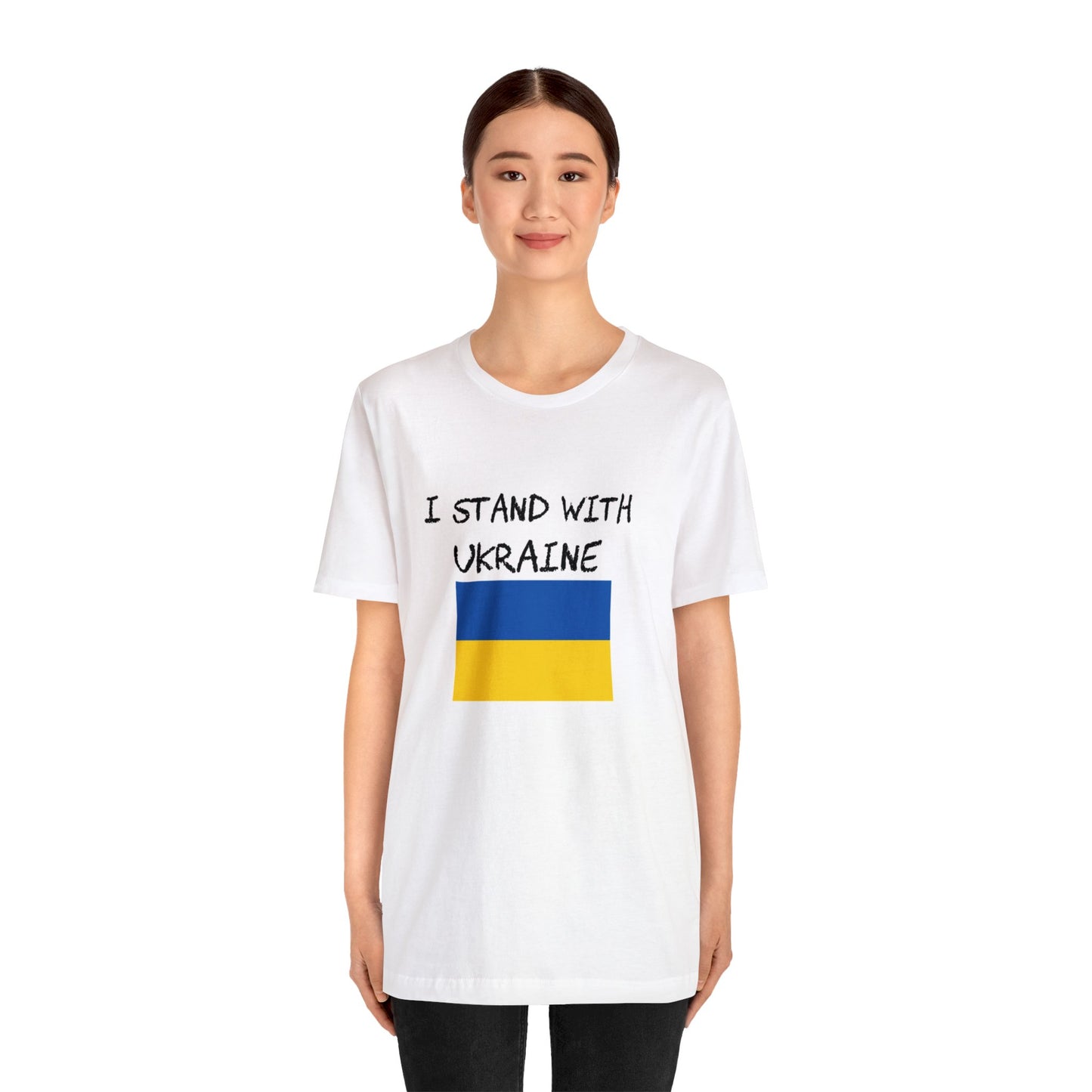 I Stand With Ukraine - Sleeve Tee