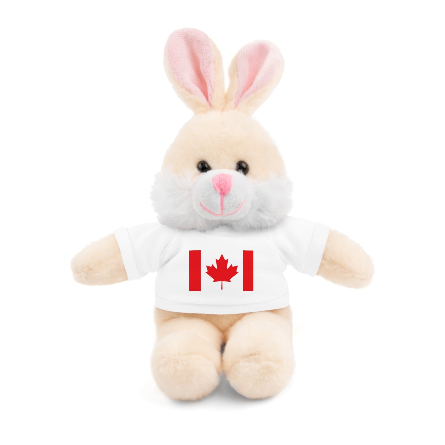 Canada Flag - Stuffed Animals with Tee