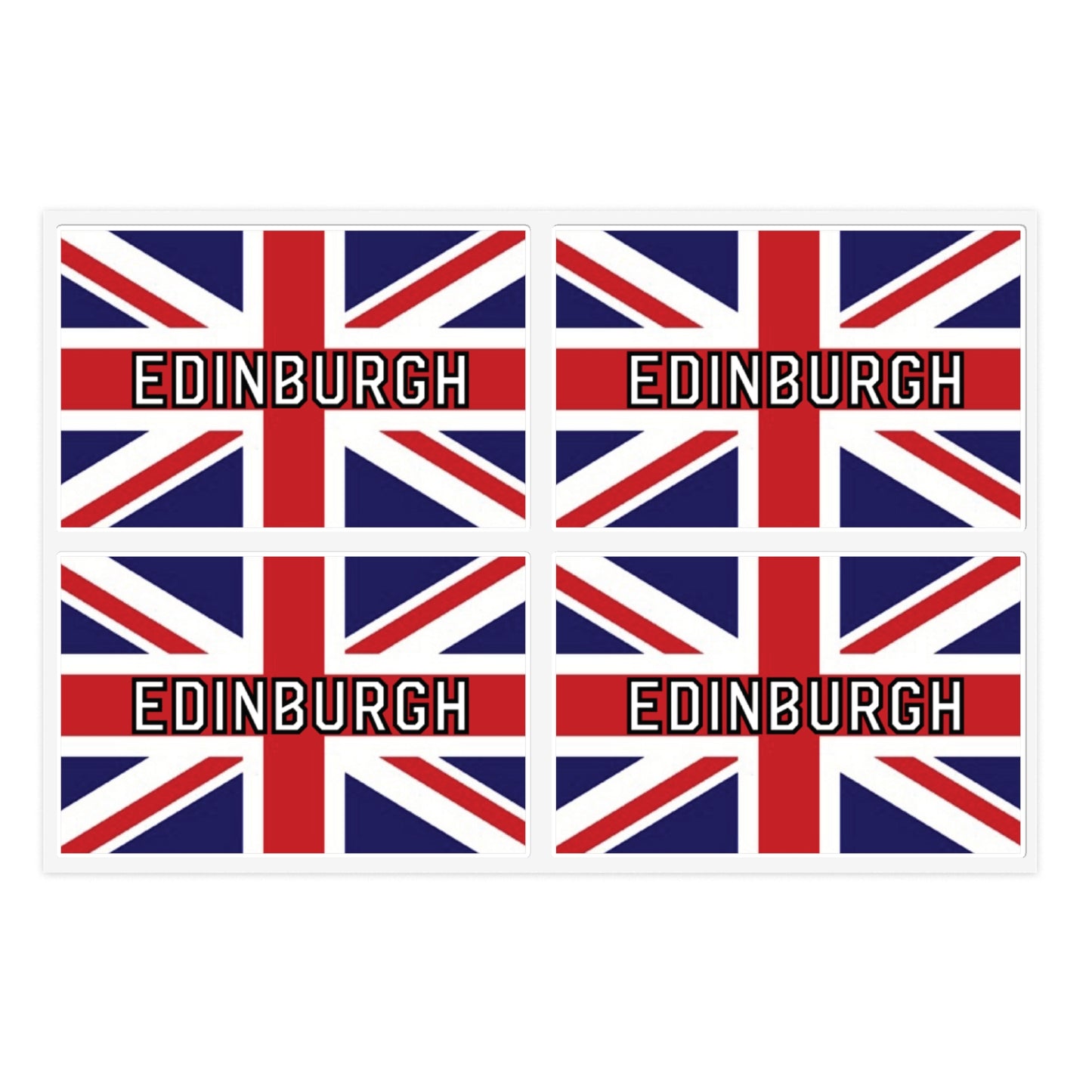 Sticker Sheets Edinburgh - (4 Pack)