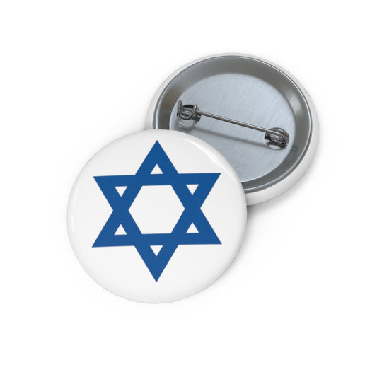 Star Of David Pin Buttons