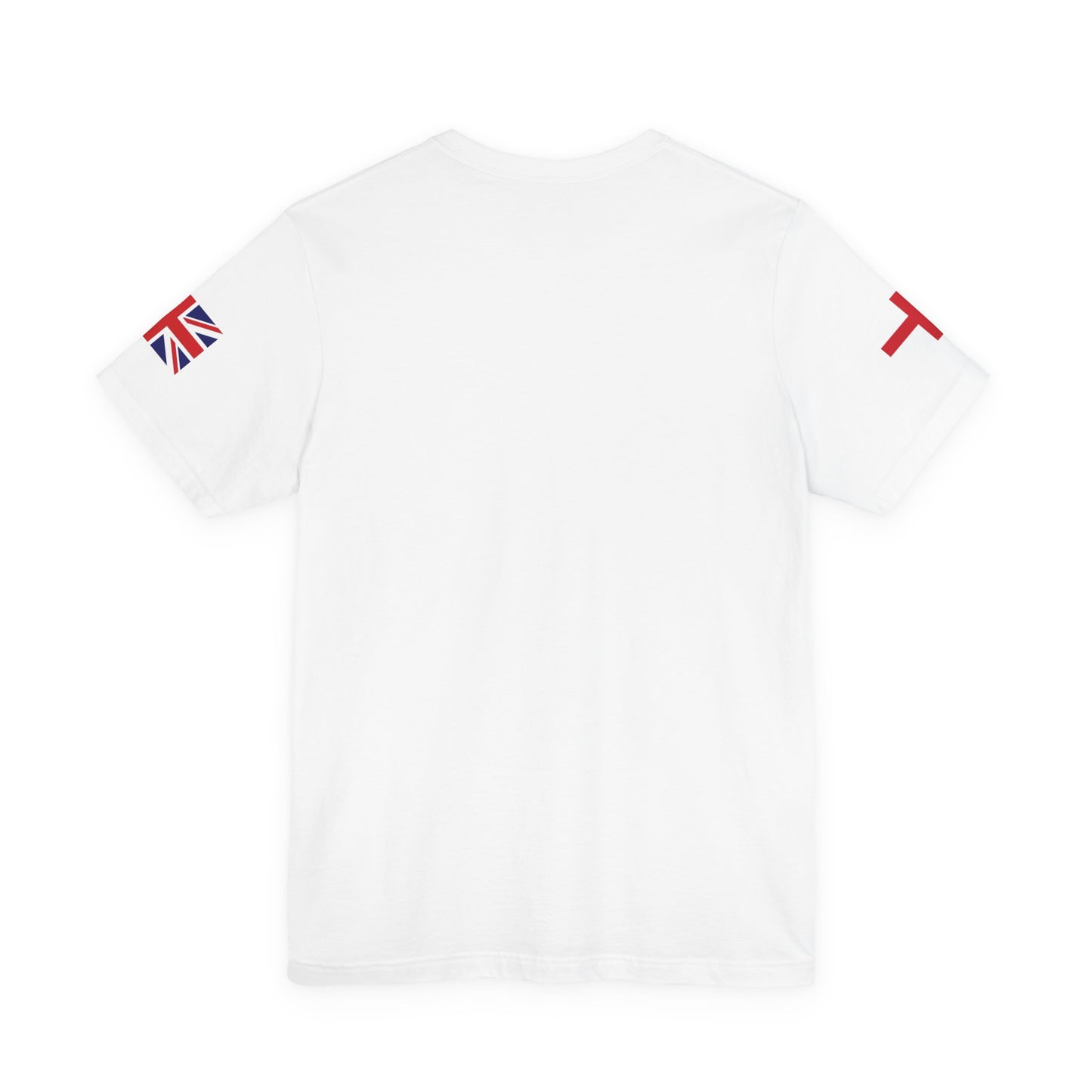 Enough Is Enough - Protect The Children (UK Flag Sleeve) Unisex Jersey Short Sleeve Tee