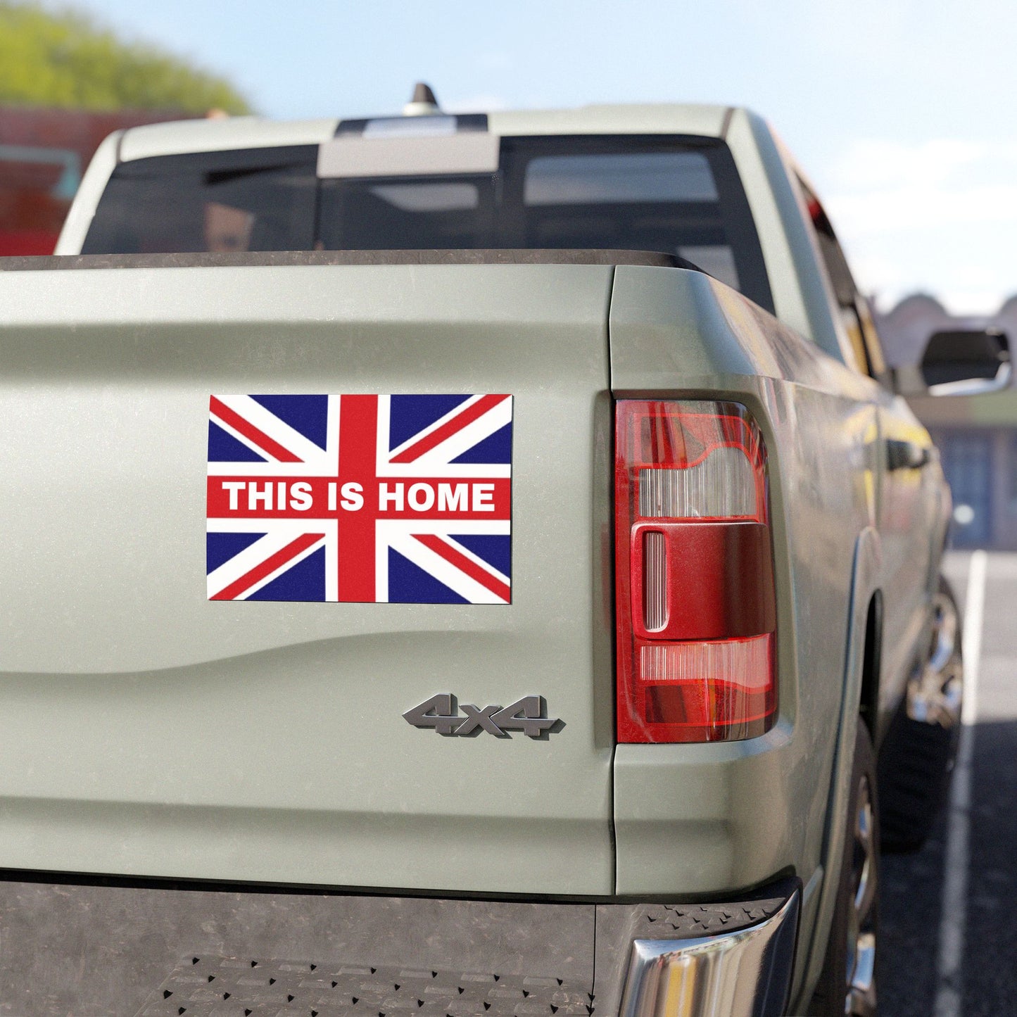 This Is Home (UK Flag) Car Magnet