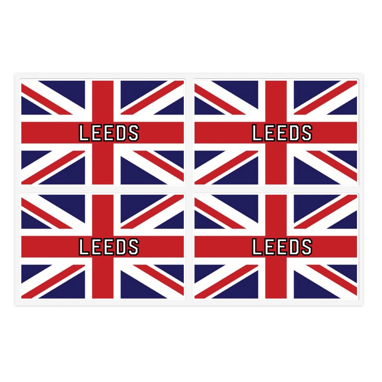 Sticker Sheets Leeds - (4 Pack)