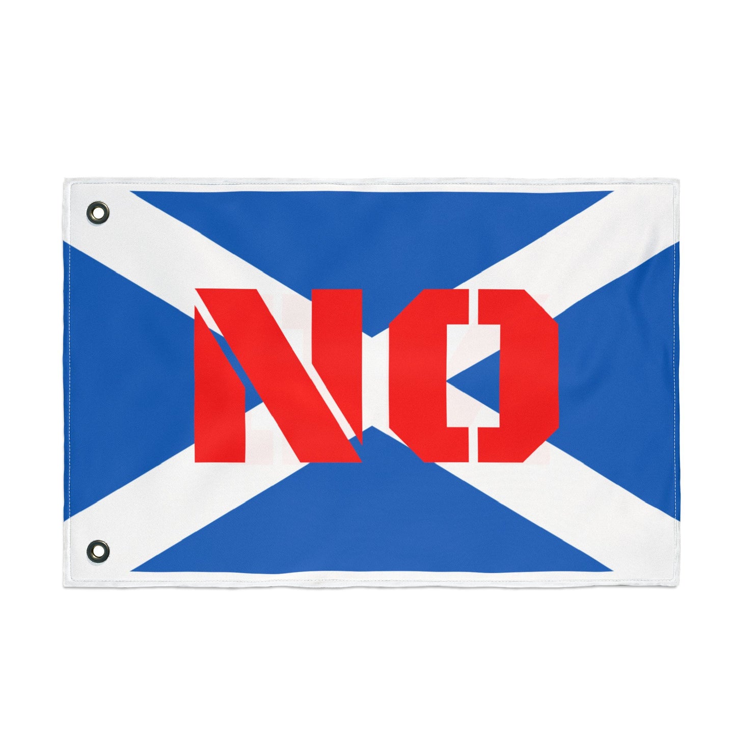 Double Sided Flag - Bold Scottish 'NO'