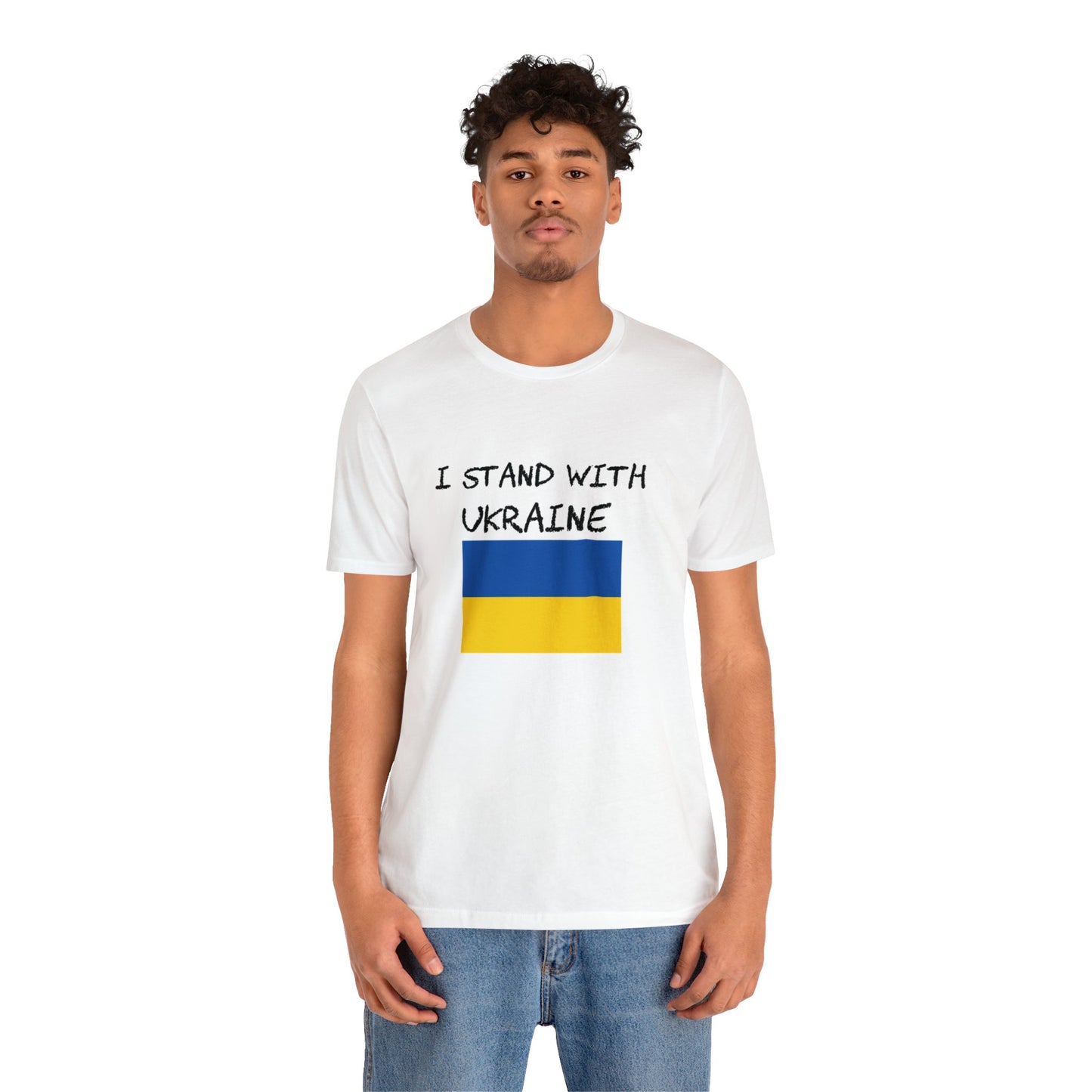 I Stand With Ukraine - Sleeve Tee