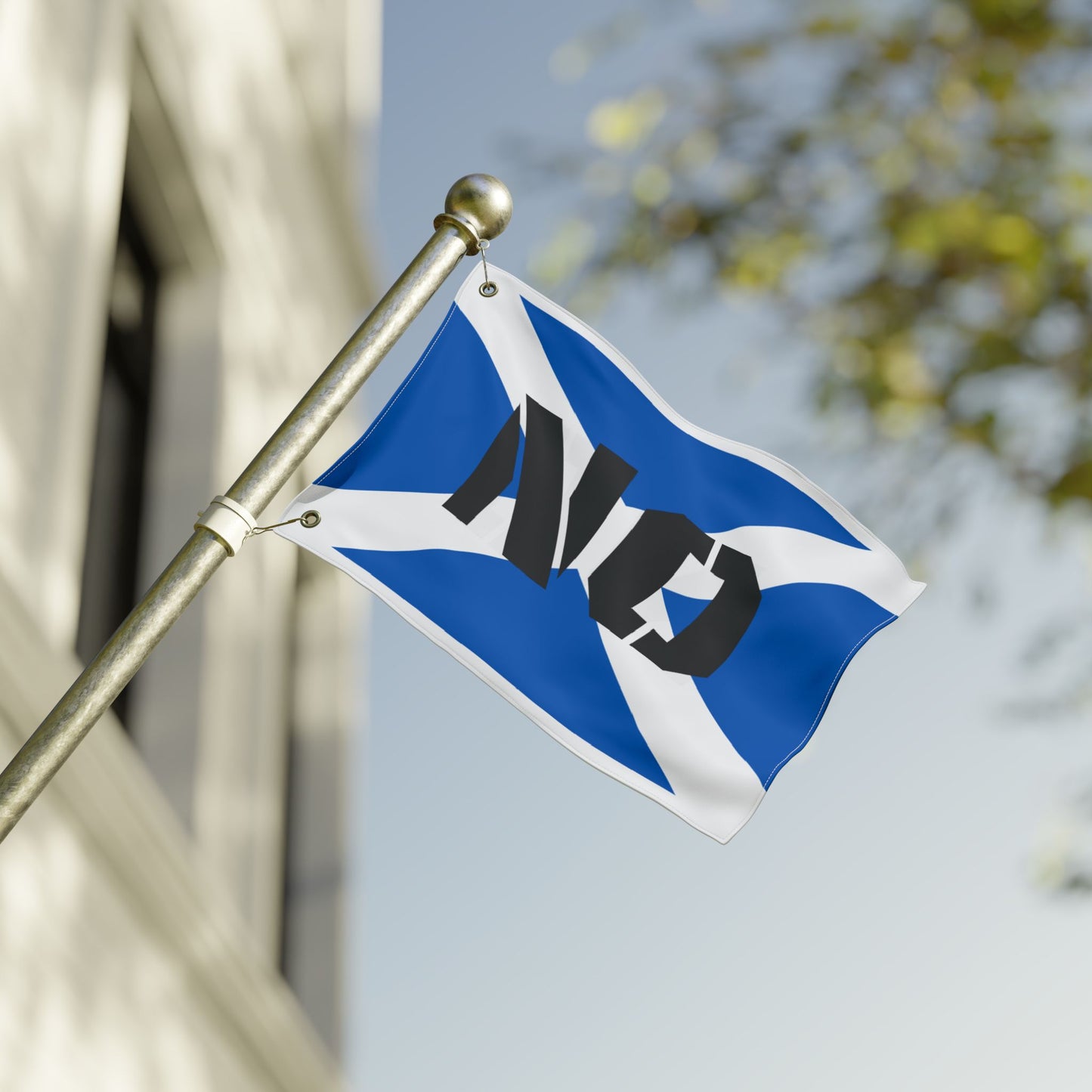 Double Sided Flag - Bold Scottish 'NO'