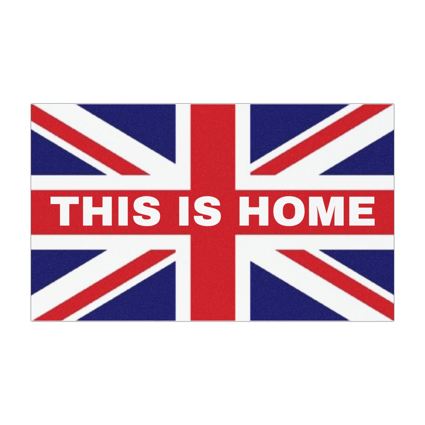 This Is Home (UK Flag) Car Magnet