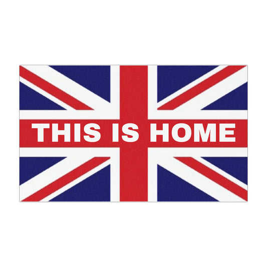 This Is Home (UK Flag) Car Magnet