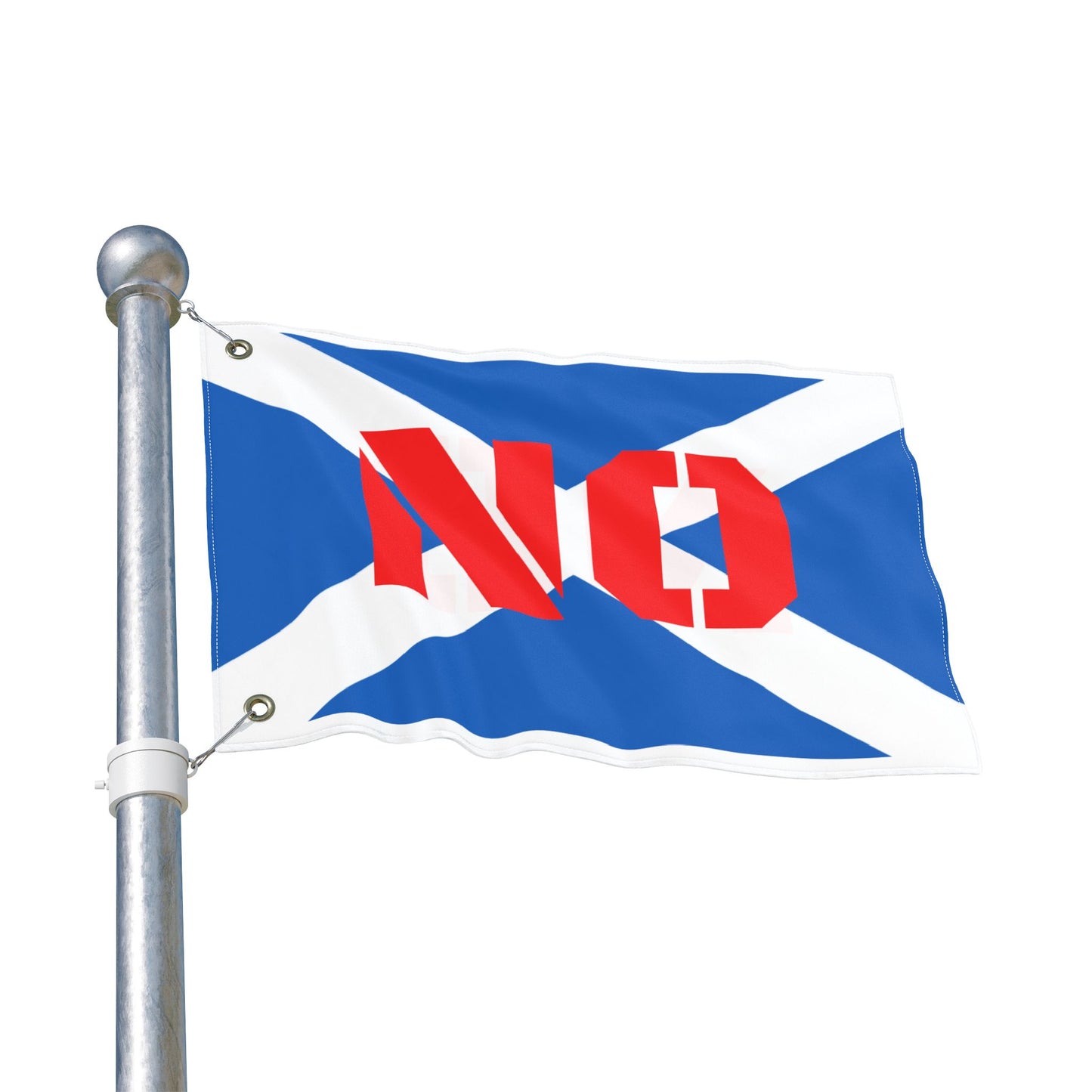 Double Sided Flag - Bold Scottish 'NO'