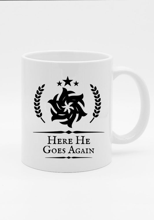 Here He Goes Again Official Mug (White)